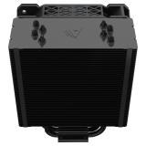 Savio - Vortex x2 Black Placa base Refrigerador de aire 12 cm Negro 1 pieza(s)