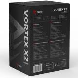 Savio - Vortex x2 Black Placa base Refrigerador de aire 12 cm Negro 1 pieza(s)