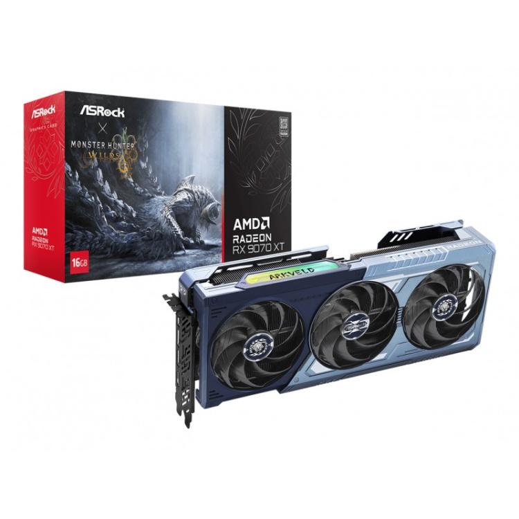 Asrock - Radeon RX 9070 XT Monster Hunter Wilds Edition AMD 16 GB GDDR6