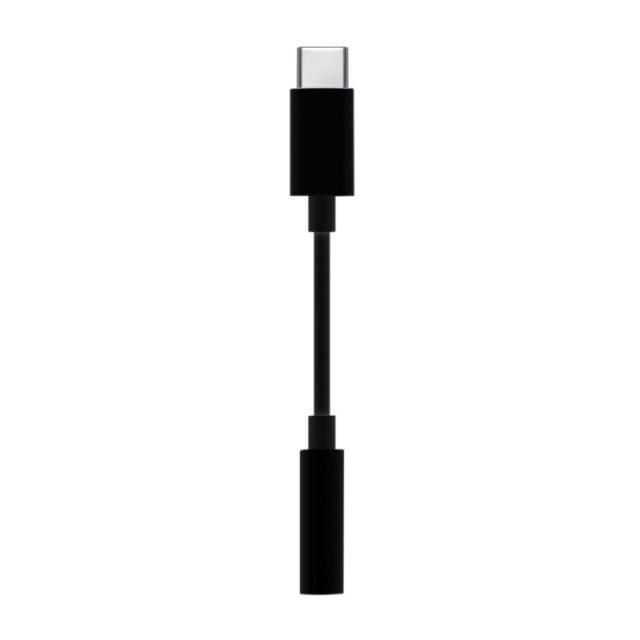 AISENS - Conversor USB-C a audio estilo Apple, USB-C/M-Jack 3.5/H, Negro, 15 cm