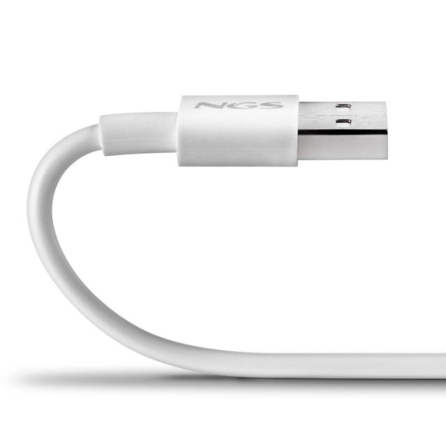 NGS - ZYRO-AC cable USB USB 2.0 1 m USB A USB C Blanco