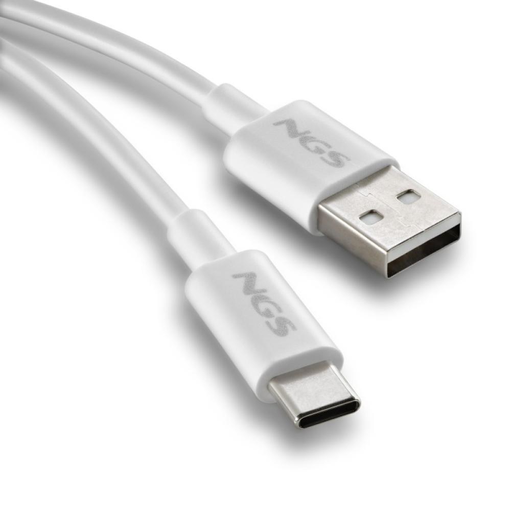 NGS - ZYRO-AC cable USB USB 2.0 1 m USB A USB C Blanco