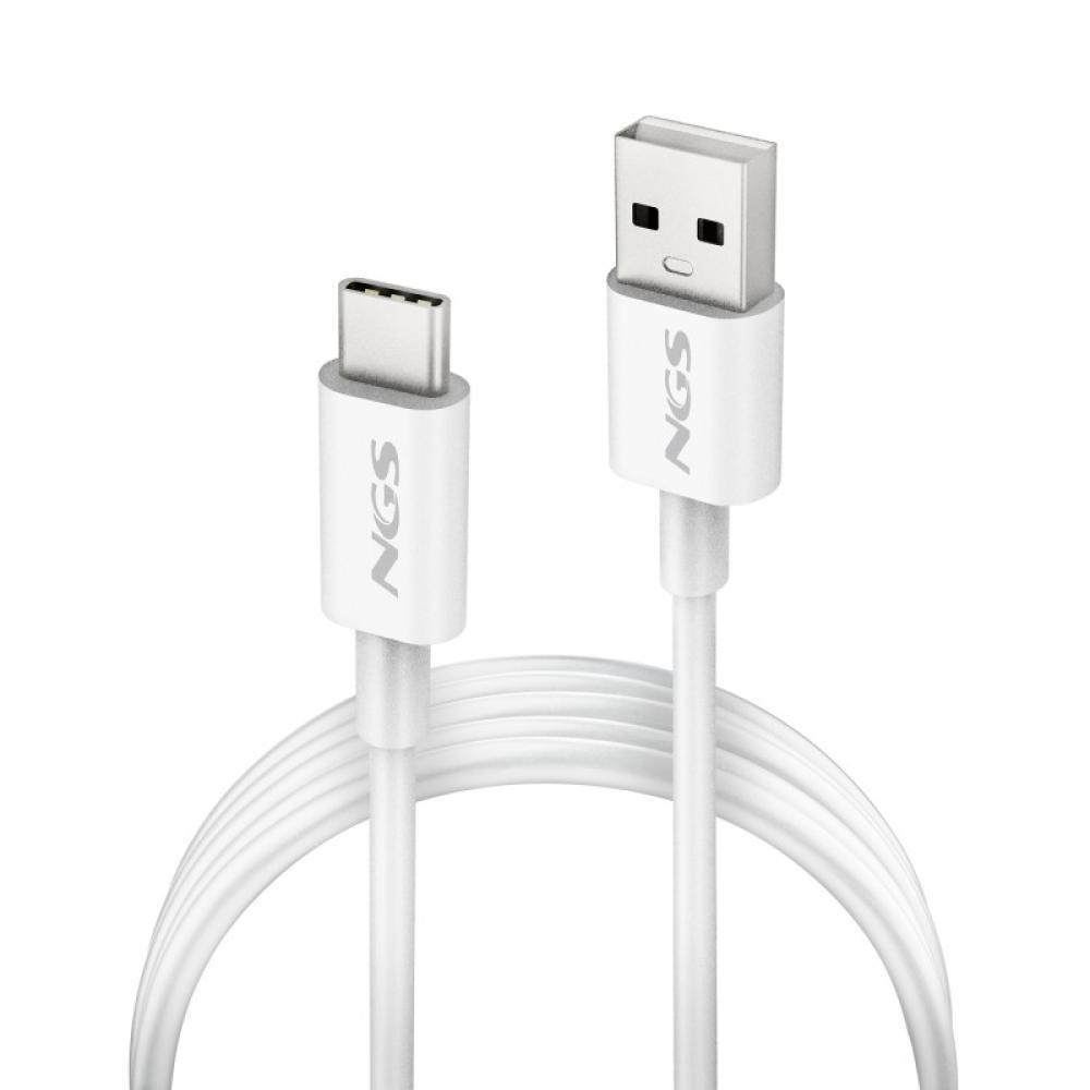 NGS - ZYRO-AC cable USB USB 2.0 1 m USB A USB C Blanco