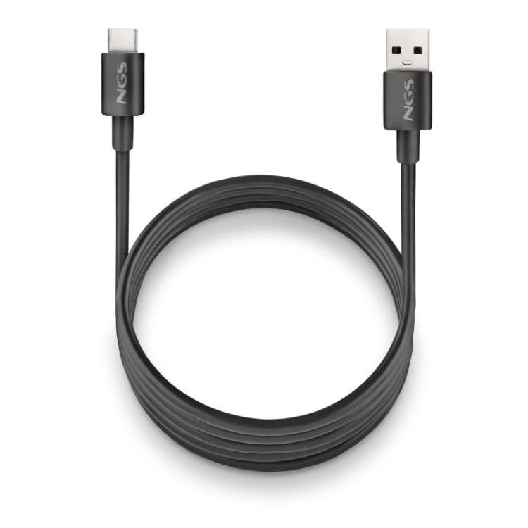 NGS - ZYRO-AC cable USB USB 2.0 1 m USB A USB C Negro