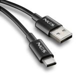 NGS - ZYRO-AC cable USB USB 2.0 1 m USB A USB C Negro