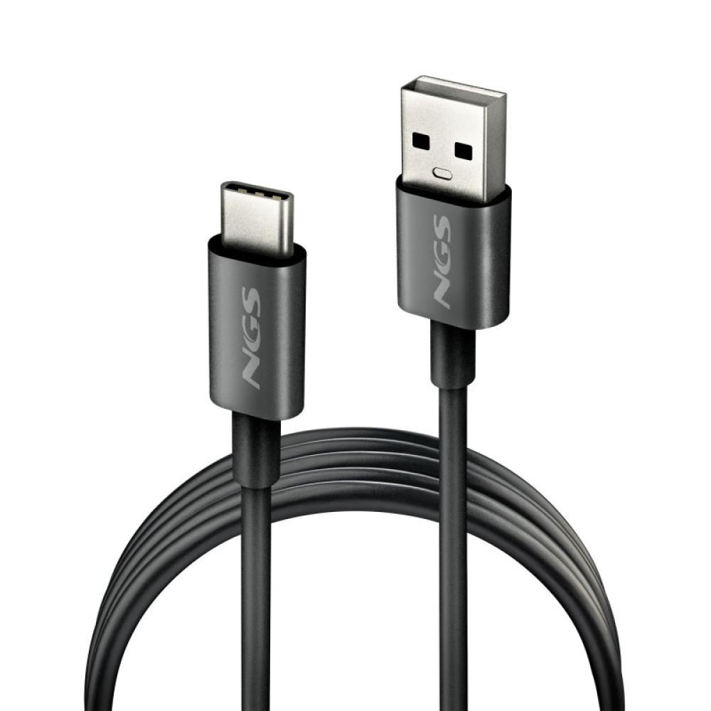 NGS - ZYRO-AC cable USB USB 2.0 1 m USB A USB C Negro