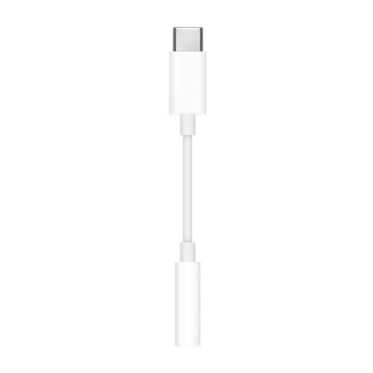AISENS - Conversor USB-C a audio estilo Apple, USB-C/M-Jack 3.5/H, Blanco, 15 cm