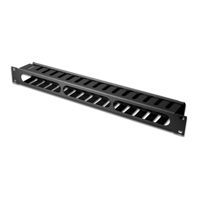 Digitus - Panel para cableado con aberturas extraíbles para armario de 483 mm (19"), 1U