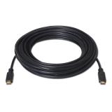 AISENS - Cable HDMI V2.0 Premium alta velocidad / HEC 4k@60Hz 18Gbps con repetidor, A/M-A/M, Negro, 30 m