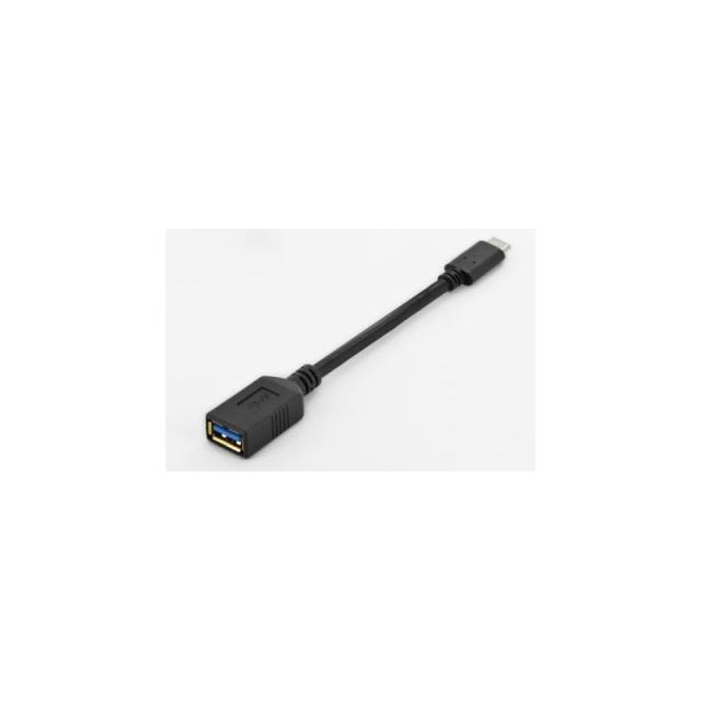 Digitus - Adaptador / convertidor USB-C - USB-A, OTG, 0,15 m