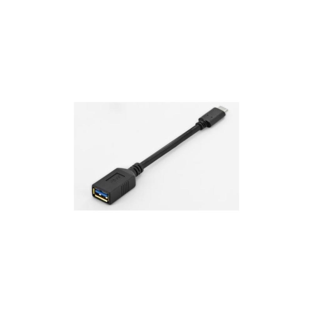 Digitus - Adaptador / convertidor USB-C - USB-A, OTG, 0,15 m
