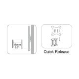 Digitus - Soporte de pared universal para monitores de hasta 81cm (32")