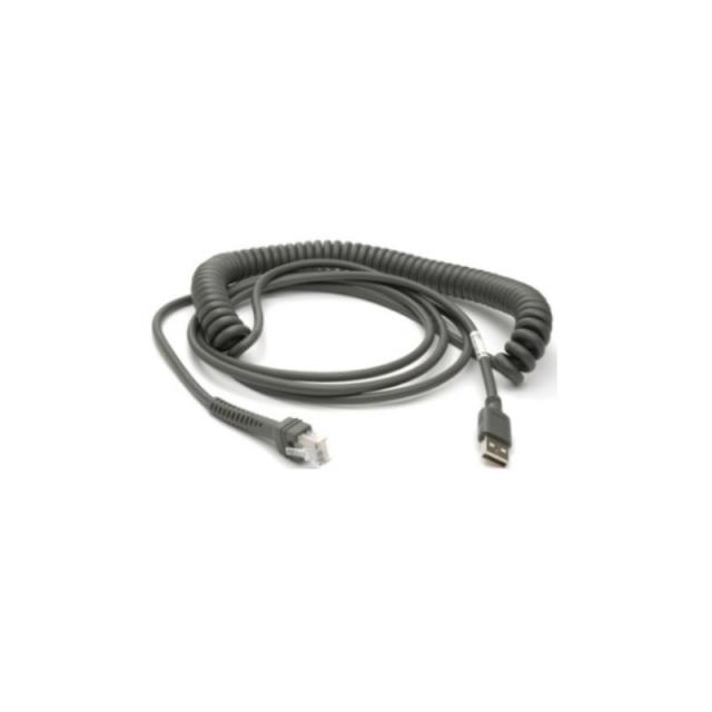 Zebra - CBA-U29-C15ZBR cable USB 4,57 m USB 2.0 USB A Negro