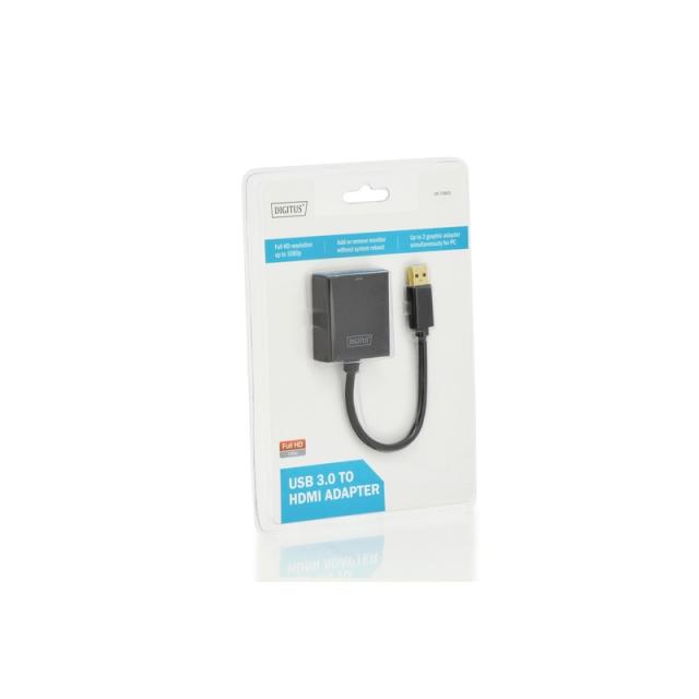 Digitus - Adaptador gráfico de USB-A 3.2 Gen 1 a HDMI