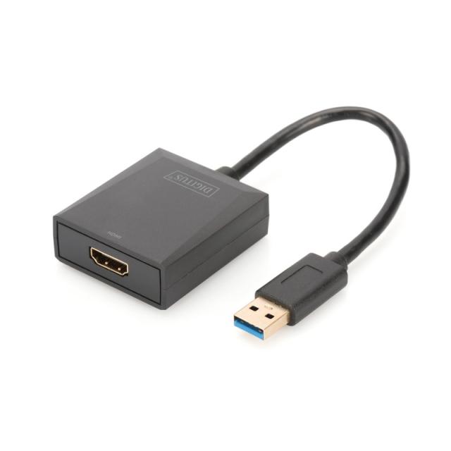 Digitus - Adaptador gráfico de USB-A 3.2 Gen 1 a HDMI