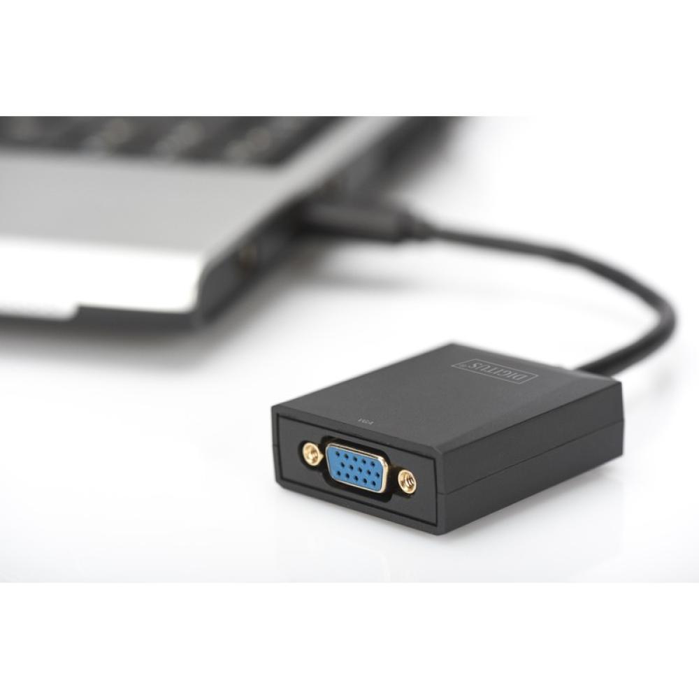 Digitus - Adaptador gráfico de USB-A 3.2 Gen 1 a VGA