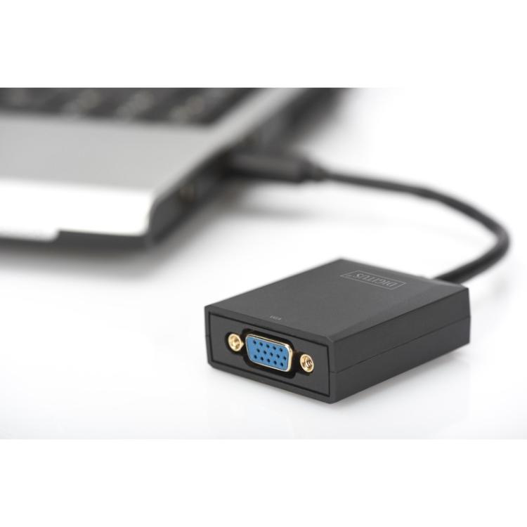 Digitus - Adaptador gráfico de USB-A 3.2 Gen 1 a VGA