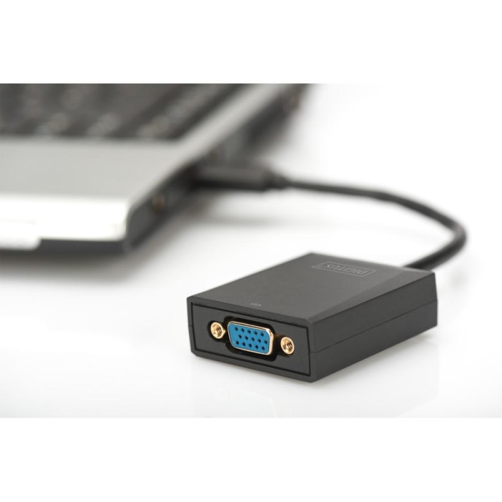 Digitus - Adaptador gráfico de USB-A 3.2 Gen 1 a VGA