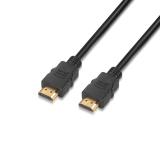 AISENS - Cable HDMI V2.0 Premium alta velocidad / HEC 4k@60Hz 18Gbps con repetidor, A/M-A/M, Negro, 10 m