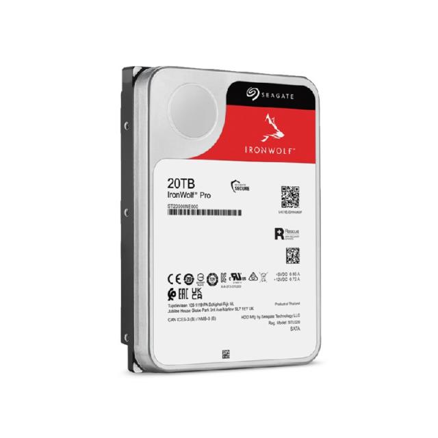 Seagate - IronWolf Pro ST20000NT001 disco duro interno 20 TB 7200 RPM 256 MB 3.5"