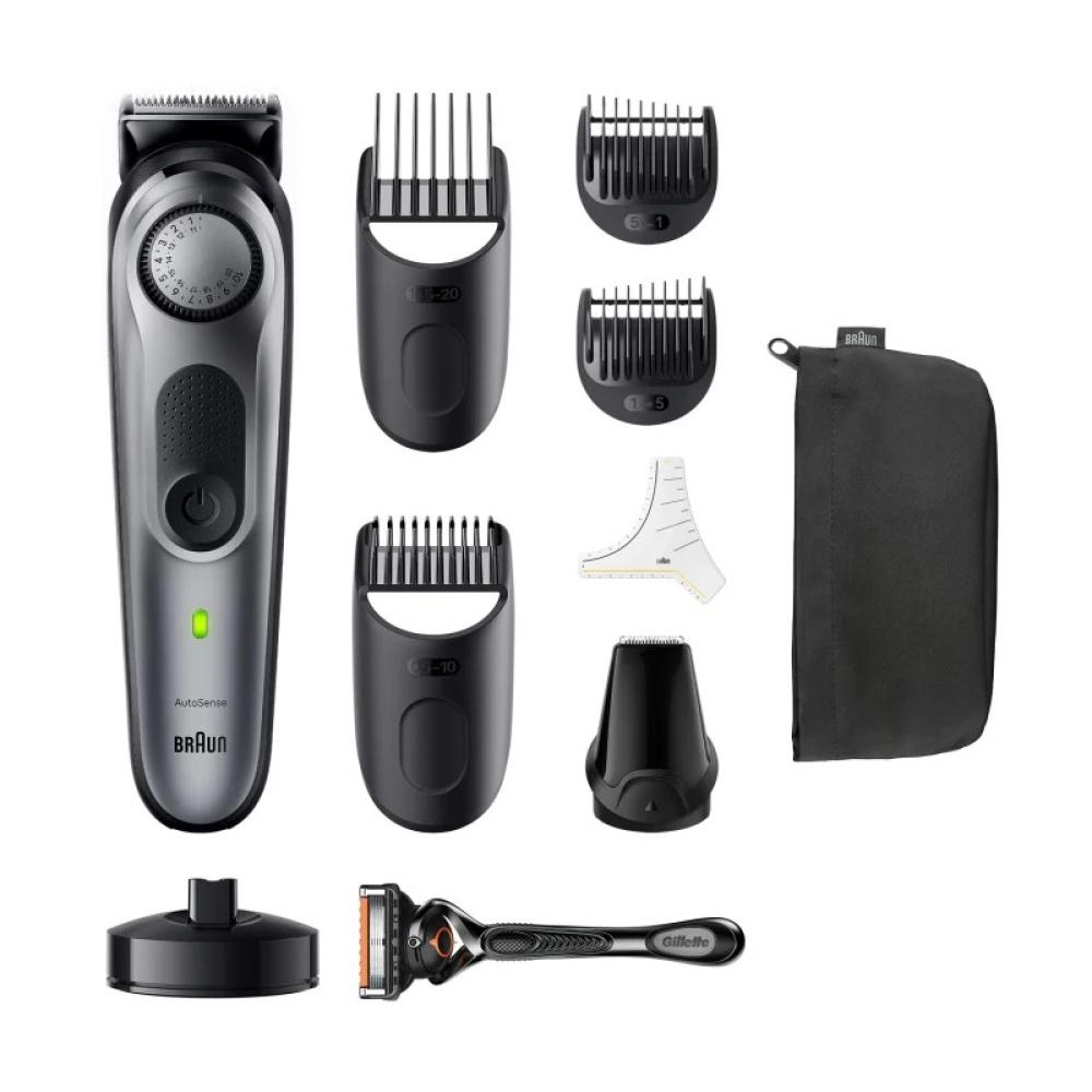 Braun - BeardTrimmer 7 BT7420 depiladora para la barba Batería 40 2 cm Plata