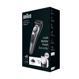 Braun - BeardTrimmer 7 BT7420 depiladora para la barba Batería 40 2 cm Plata