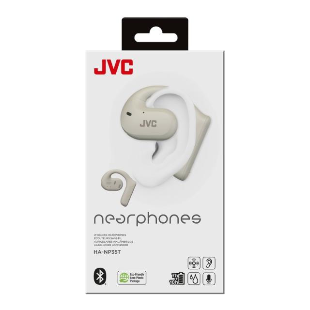 JVC - HA-NP35T Auriculares True Wireless Stereo (TWS) Dentro de oído Llamadas/Música Bluetooth Blanco