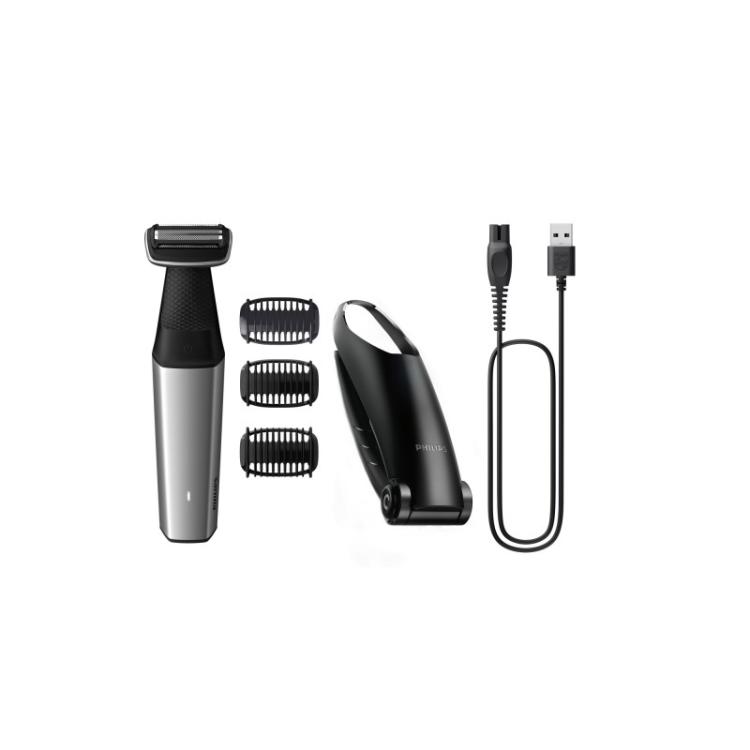 Philips - BODYGROOM Series 5000 BG5021/15 Recortador corporal e íntimo impermeable
