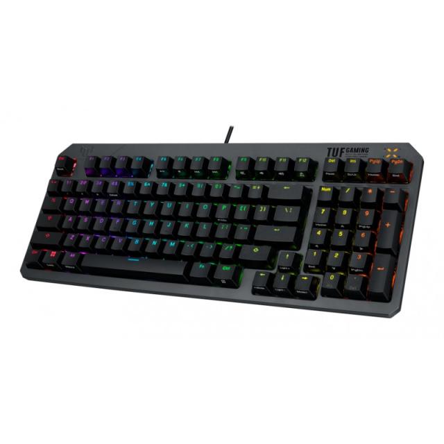 ASUS - TUF Gaming K3 Gen II teclado Juego USB QWERTY Negro