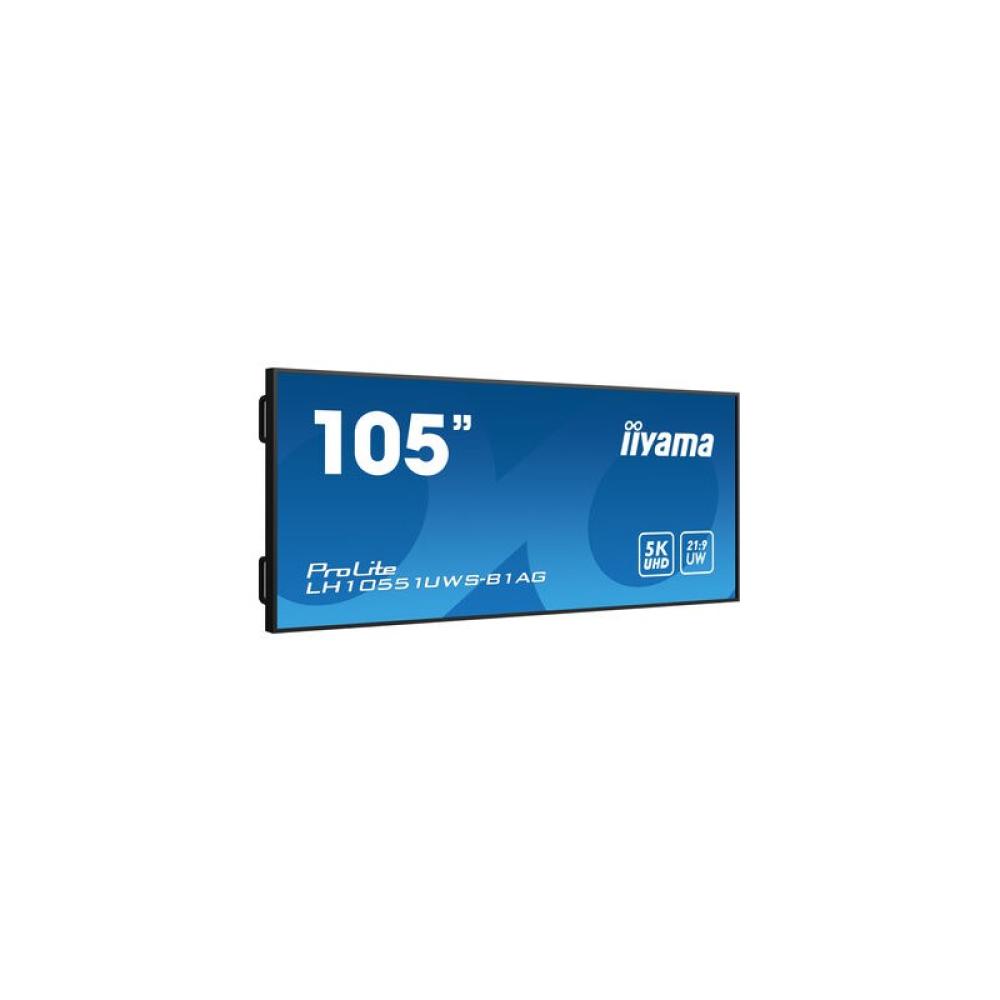 iiyama - LH10551UWS-B1AG pantalla de señalización Pantalla plana para señalización digital 2,66 m (104.7") LED 500 cd / m² Ultra