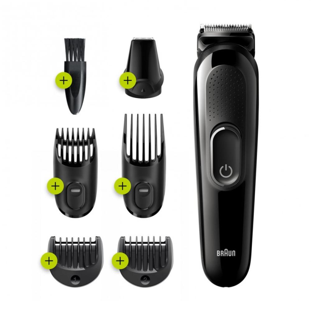 Braun - Multigroomer MGK3225 depiladora para la barba Batería 13 2,1 cm Negro