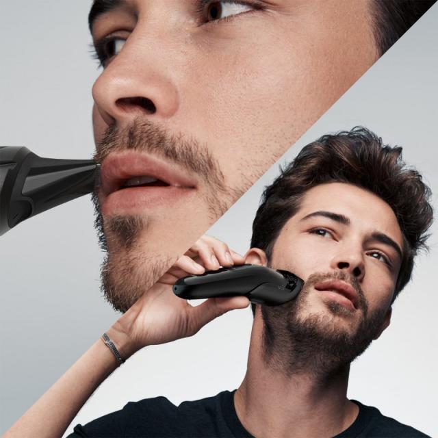 Braun - Multigroomer MGK3225 depiladora para la barba Batería 13 2,1 cm Negro