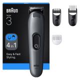 Braun - AIO3500 cortadora de pelo y maquinilla Negro, Gris 14 Níquel-metal hidruro (NiMH)
