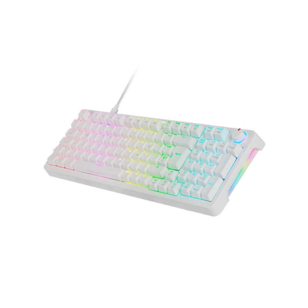 Mars Gaming - MKPROWYES teclado Juego USB QWERTY Español Blanco