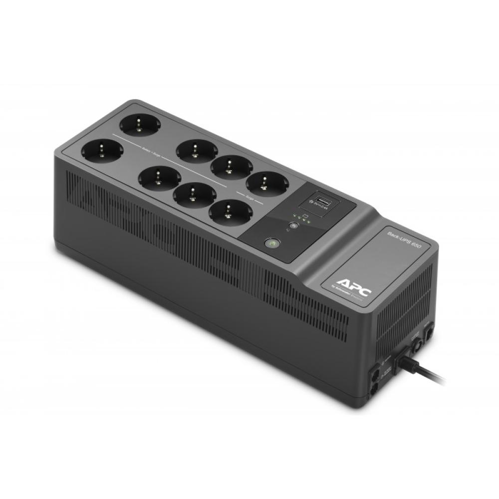 APC - Back-UPS 650VA 230V 1 USB charging port - (Offline-) USV sistema de alimentación ininterrumpida (UPS) En espera (Fuera de
