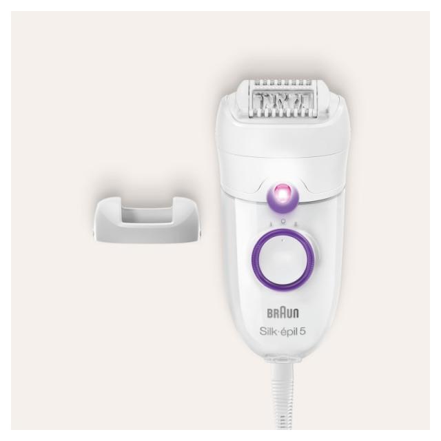 Braun - Silk-épil 5 505 Power 28 pinzas Púrpura, Blanco