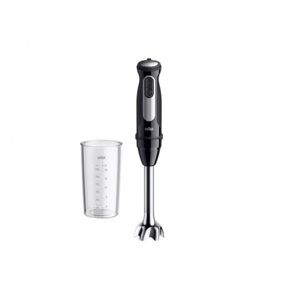 Braun - MultiQuick 5 Pro 0,6 L Batidora de inmersión 1000 W Negro, Plata