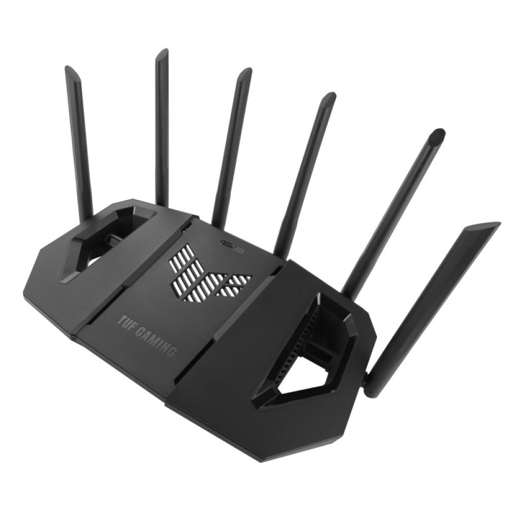 ASUS - 90IG0A30-MO9C00 router inalámbrico 2.5 Gigabit Ethernet Tribanda (2.4 GHz / 5 GHz / 6 GHz) Negro