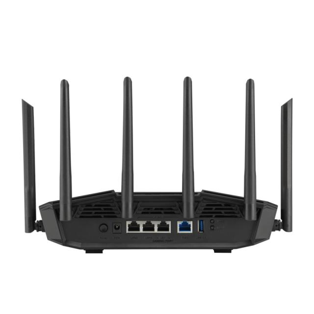 ASUS - 90IG0A30-MO9C00 router inalámbrico 2.5 Gigabit Ethernet Tribanda (2.4 GHz / 5 GHz / 6 GHz) Negro