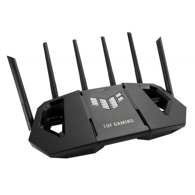 ASUS - 90IG0A30-MO9C00 router inalámbrico 2.5 Gigabit Ethernet Tribanda (2.4 GHz / 5 GHz / 6 GHz) Negro