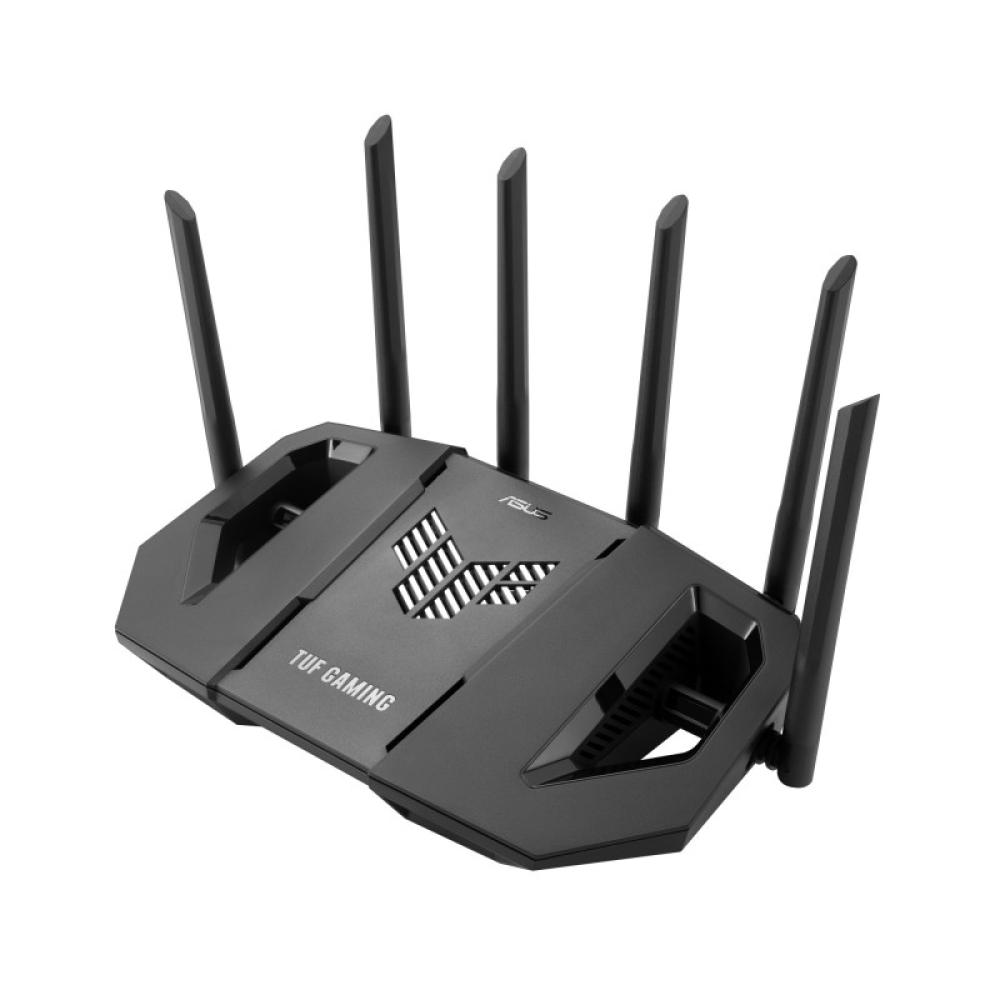ASUS - 90IG0A30-MO9C00 router inalámbrico 2.5 Gigabit Ethernet Tribanda (2.4 GHz / 5 GHz / 6 GHz) Negro