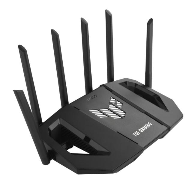 ASUS - 90IG0A30-MO9C00 router inalámbrico 2.5 Gigabit Ethernet Tribanda (2.4 GHz / 5 GHz / 6 GHz) Negro