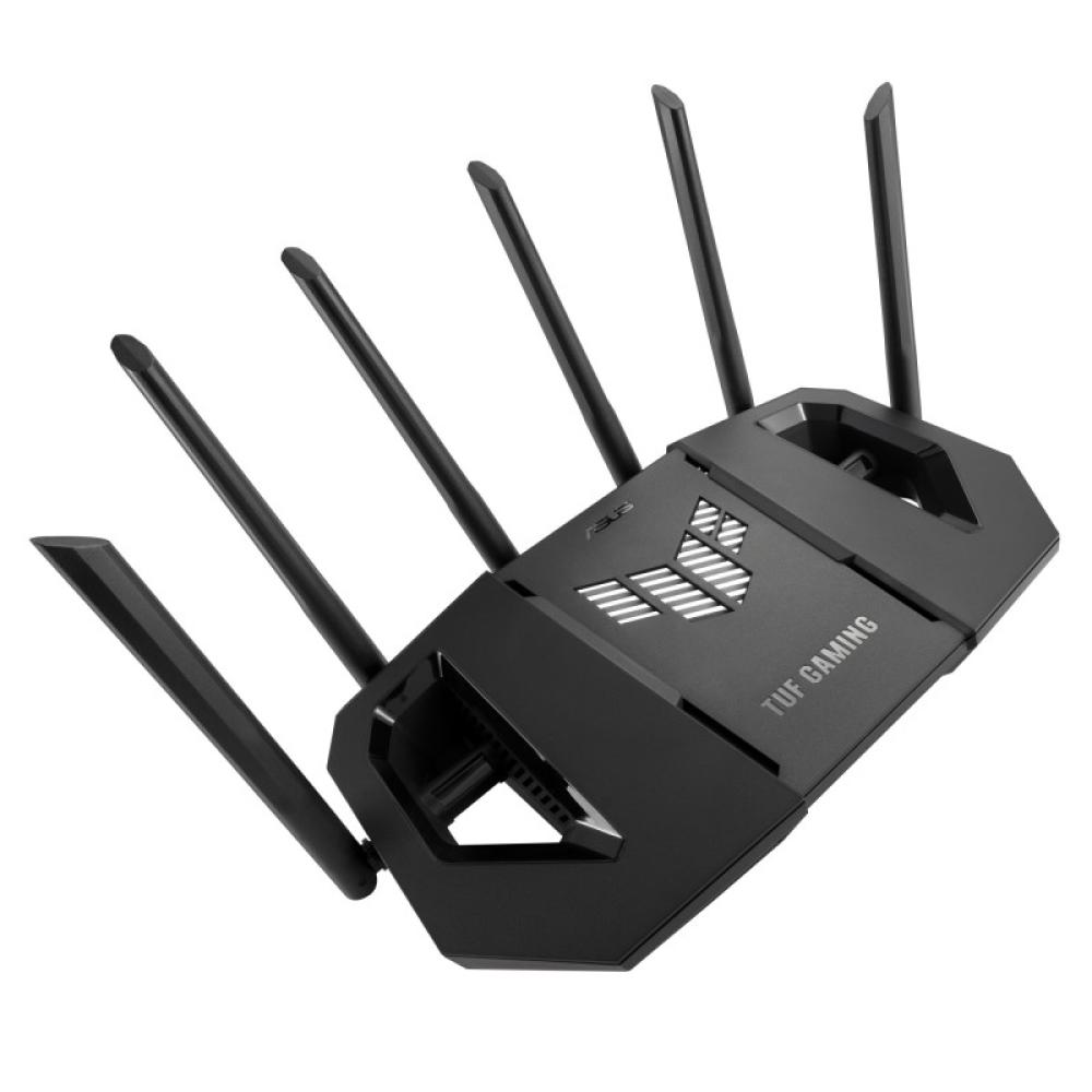 ASUS - 90IG0A30-MO9C00 router inalámbrico 2.5 Gigabit Ethernet Tribanda (2.4 GHz / 5 GHz / 6 GHz) Negro