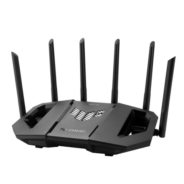ASUS - 90IG0A30-MO9C00 router inalámbrico 2.5 Gigabit Ethernet Tribanda (2.4 GHz / 5 GHz / 6 GHz) Negro