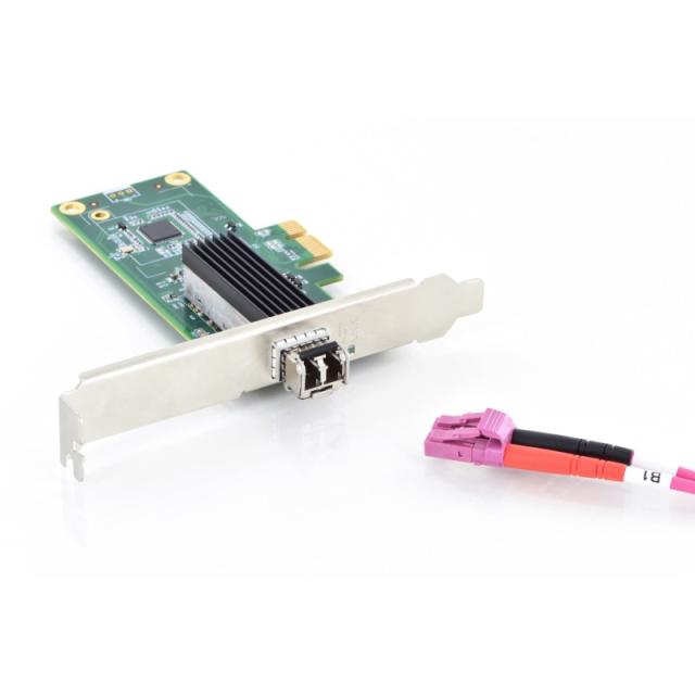 Digitus - Tarjeta de red Express PCI SFP Gigabit