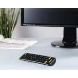 Hama - Mando de TV universal, para manejar hasta 4 aparatos, compatible con más de 1000 aparatos, color negro