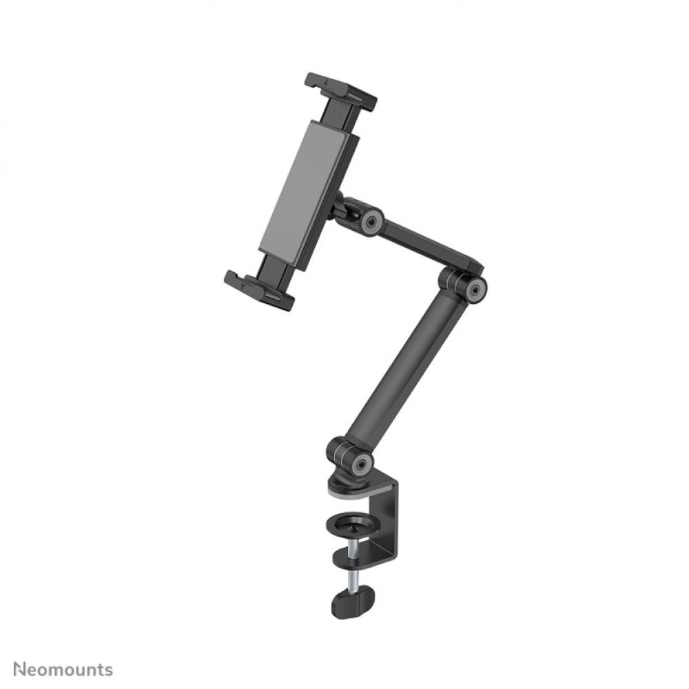 Neomounts - DS15-545BL1 Soporte para tablet con abrazadera para escritorio 4.7-12.9" - universal - movimiento completo