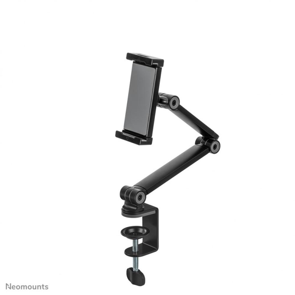 Neomounts - DS15-545BL1 Soporte para tablet con abrazadera para escritorio 4.7-12.9" - universal - movimiento completo