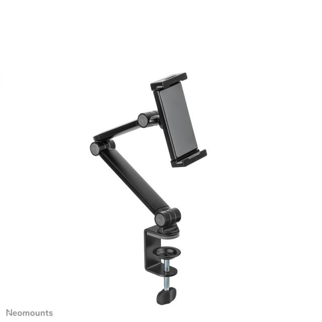 Neomounts - DS15-545BL1 Soporte para tablet con abrazadera para escritorio 4.7-12.9" - universal - movimiento completo