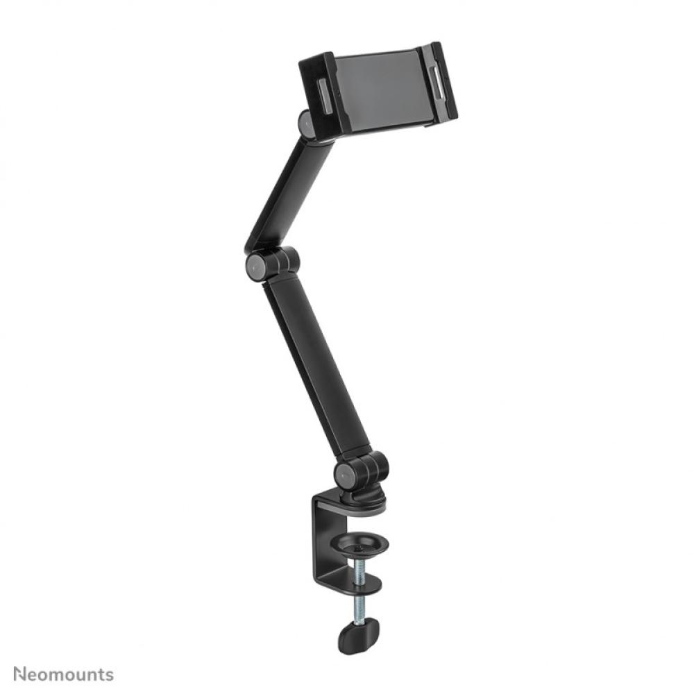 Neomounts - DS15-545BL1 Soporte para tablet con abrazadera para escritorio 4.7-12.9" - universal - movimiento completo
